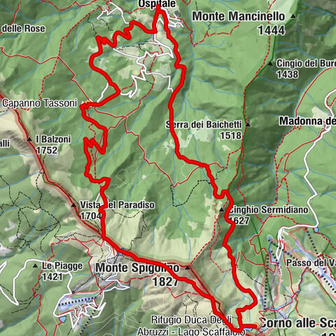 Ospitale - Cinghio Sermidiano - Croce Arcana - Capanno Tassoni