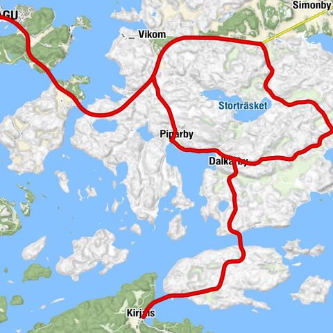 Nagu - Vikom - Hangslax - Gyttja