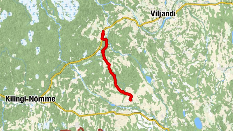 Kõpu - Niguli - Halliste - Halliste alevik
