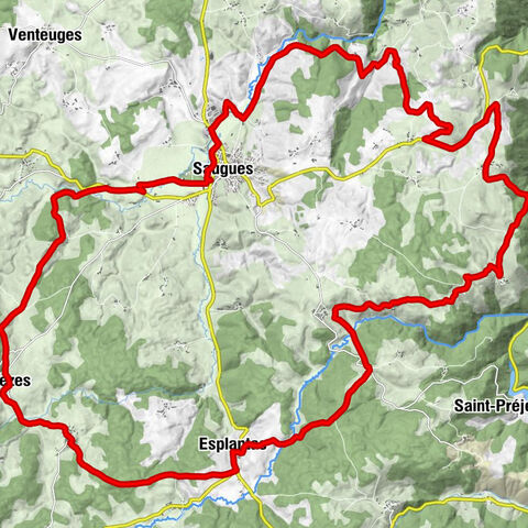 Saugues - Les Ribeyres - Le Luchadou - Église Saint-Pierre