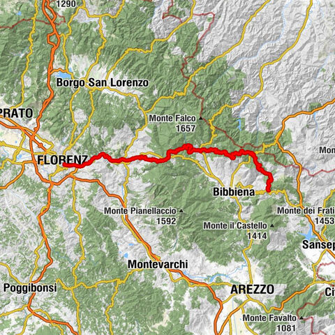 Firenze - Poggio Tre Monti - Poggio Aguzzo - Basilica di Santa Maria Assunta