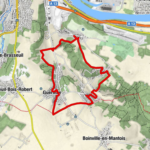 Guerville - La Plagne - Chapelle Saint-Jean - Église Saint-Martin