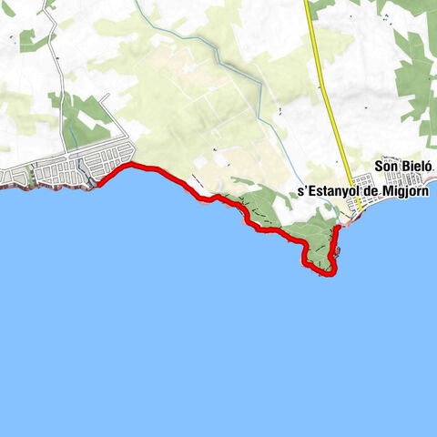 Llucmajor - Cova de s'Estalella - Mirador de Cabrera