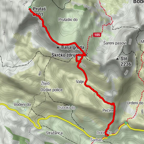 Dobri Do - Škrčko ždrijelo - Skrcko zdrijelo - Prutaš