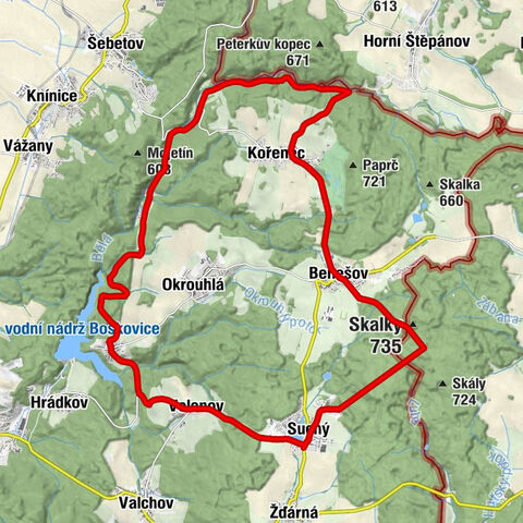 Restaurace Sokolovna - Skalky - Benešov - Suchý