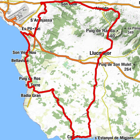 Les Meravelles - Nostra Senyora dels Àngels - Sant Bonaventura - Ermita de la Pau de Castellitx