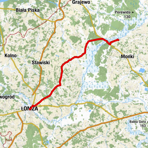 Goniądz - Kościół pw. Najświętszej Maryi Panny Bolesnej - Jedwabne - Kościół pw. Wniebowzięcia Najświętszej Maryi Panny