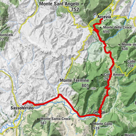 Sassoferrato - Castello - Da Bosio - Arcevia