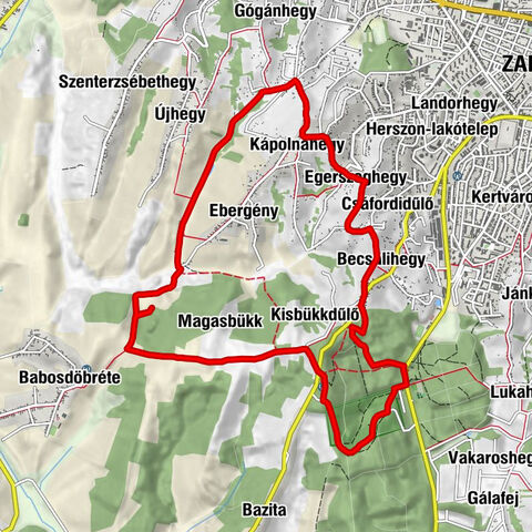 Zalaegerszeg - Kápolnahegy - Szentháromság-kápolna