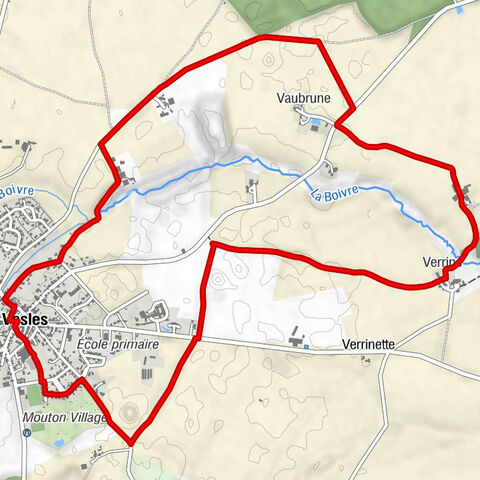 Vasles - Verrine - Vaubrune - Église Sainte-Radegonde