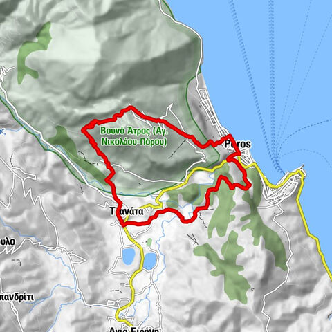 Πόρος - Πηγή Τζανάτων - Τζανάτα