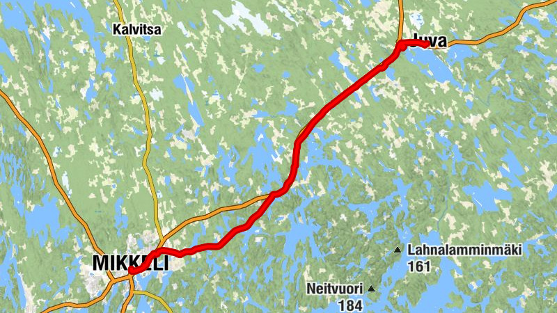 Juva - ABC Juva - Mikkeli - Savilahti