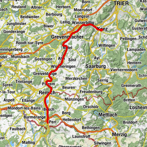 Schengen - St. Kunibert - St. Peter - Konz