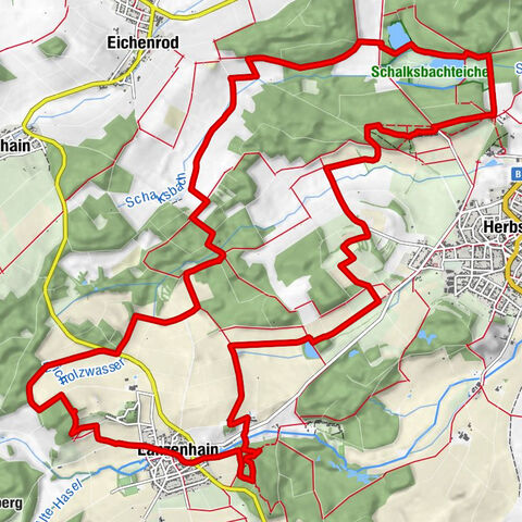 Kreuzkapelle Herbstein - Gaststätte Kimpel - Lanzenhain