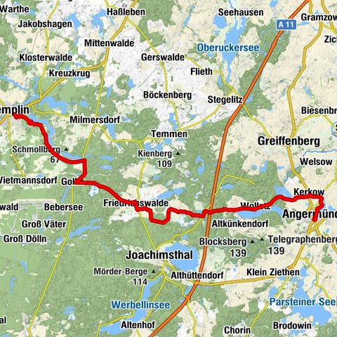 Heilig-Geist-Kapelle - Fahrradkirche Glambeck - Dorfkirche Parlow - Templin