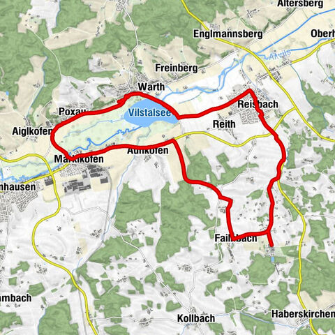 Vilstalseehof - St. Georg - Kapelle - Steinberg