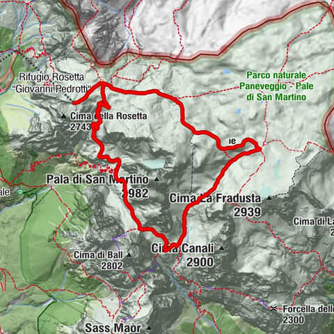Rifugio Rosetta "Giovanni Pedrotti" - Rifugio Pradidali