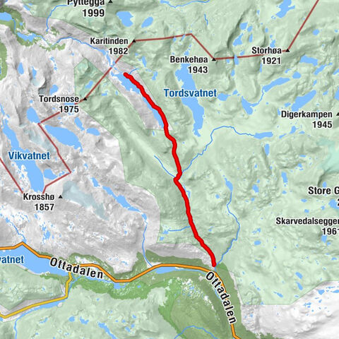Skjåk - Veltdalshytta