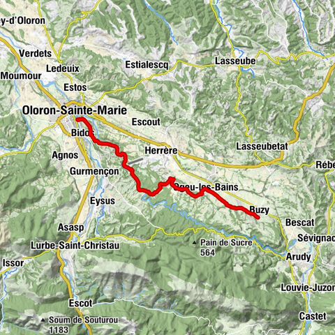 Buzy - Église Sainte-Croix d'Oloron - Oloron-Sainte-Marie - Carrerot