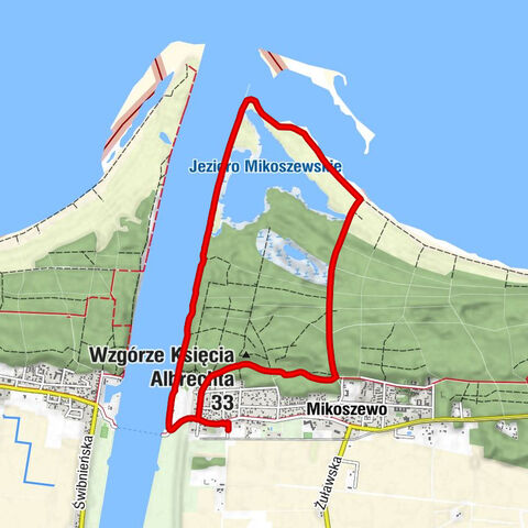 Mikoszewo - Wzgórze Księcia Albrechta