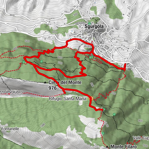Sgurgola - Cima del Monte - Capanna de' Francisco - Rifugio Santa Maria