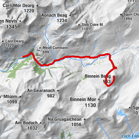 Highland - Tigh an Steill - Luib Shonnachain - Binnein Beag