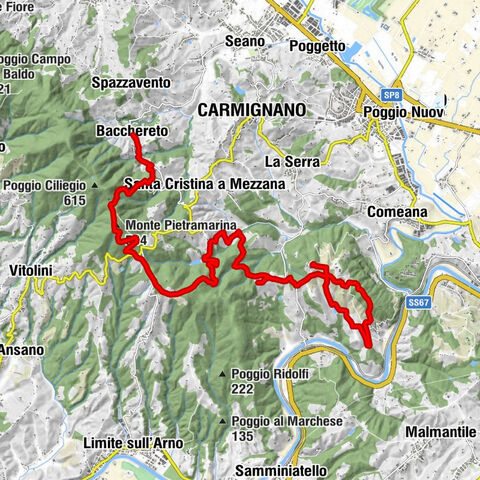 La Cantina Del Redi - Pieve di San Leonardo ad Artimino - Monte Pietramarina - Bacchereto