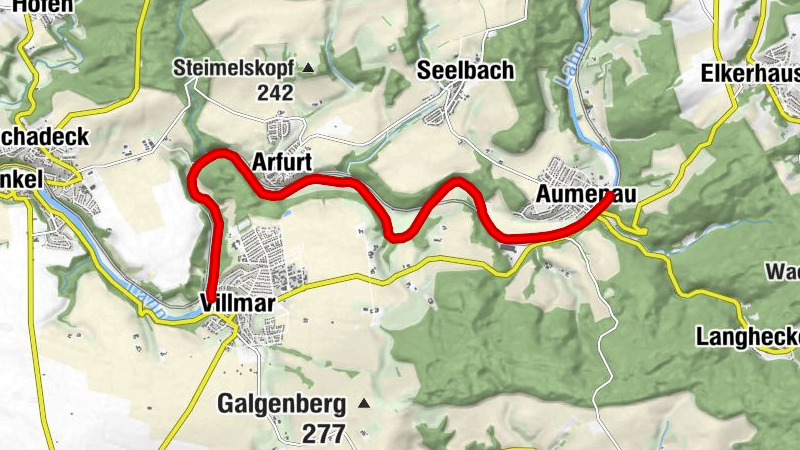 Canoe River Lahn 17th Stage Villmar-Aumenau to Villmar-Boat-Slip