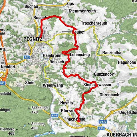 Erzweg (1): Pegnitz - Michelfeld