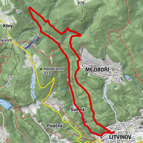 Litvínov - Šumná - Meziboří