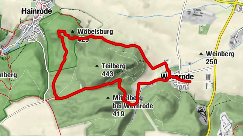 Wernrode-Wöbelsburg Rundwanderung