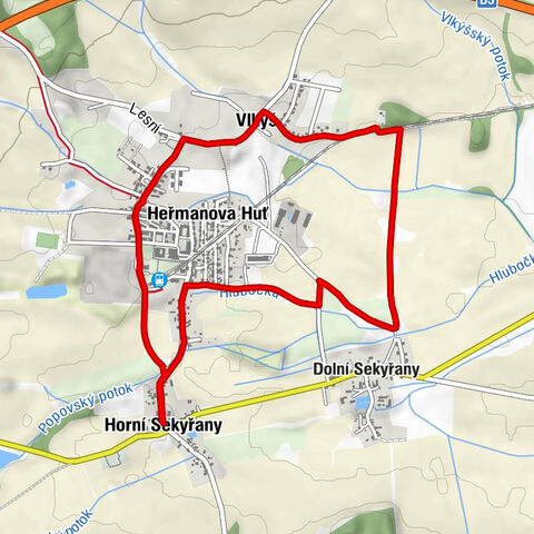 Kaple sv. Jana Nepomuckého - sv. Martin - Horní Sekyřany - Heřmanova Huť