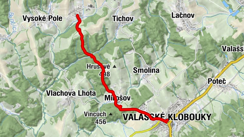Drnovice - Mirošov - Valašské Klobouky