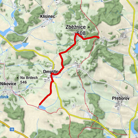 Karlov - Klisín - Dmýštice