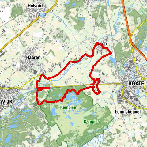 Esch - Sint-Willibrorduskerk - Mariakapel - Oisterwijk