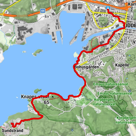 Uddevalla Central - Uddevalla - Knapes utsikt - Sundstrand