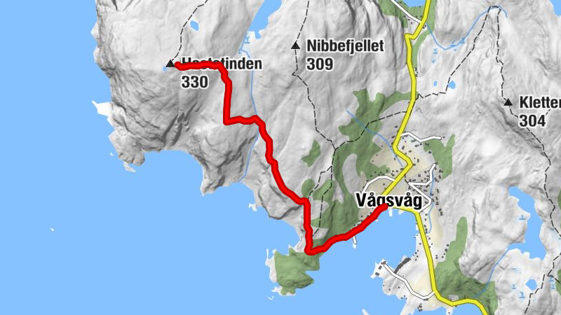 Vågsvåg - Hesten - Hestetinden