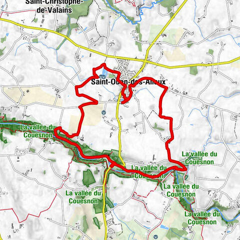 La Chesnaie - Saint-Ouen-des-Alleux - La Déhélais - Église Saint-Ouen