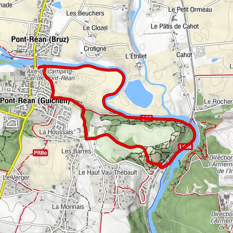 Pont-Réan (Bruz) - Crêperie du Moulin - Pont-Réan (Guichen)