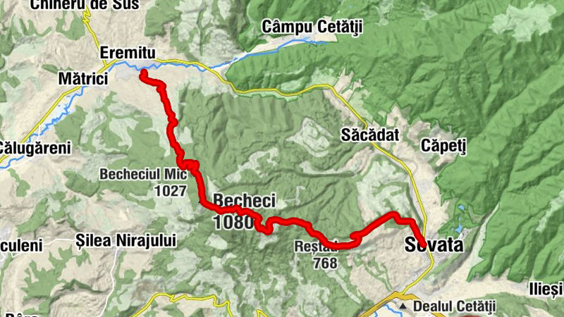 Sovata - Reștad - Becheci - Măgherani
