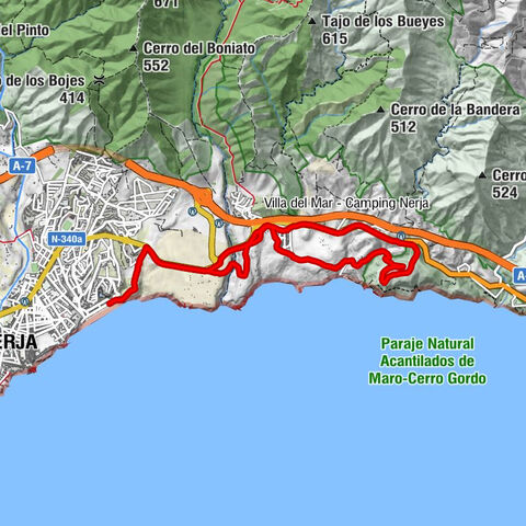 Nerja - Urbanización Puente Águila - Maro - Iglesia de Nuestra SRA. de las Maravillas