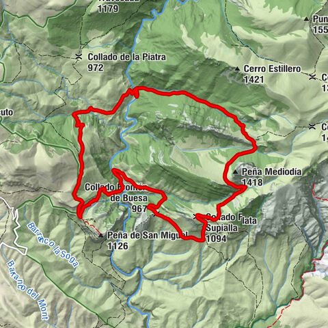 Nueno - Collado Frontón Supialla - Punta Sopilata - Collado Frontón de Buesa