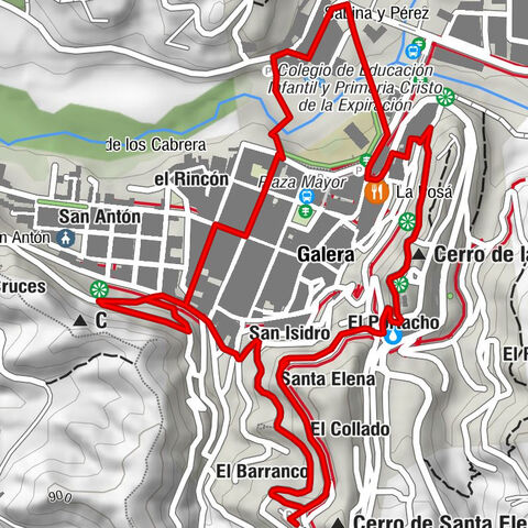 El Barranco - Cerro de los Capones - Cerro de la Virgen - Cerro de Santa Elena