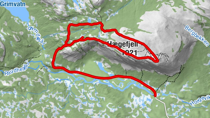 Kviteseid - Hægefjell