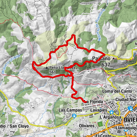 Oviedo / Uviéu - San Isidro - Altu La Vara - Les Campes