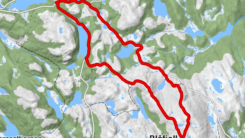 Nesbyen - Blåfjell - Dypilen