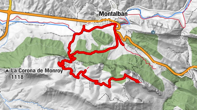 Montalbán - Valdemínguez - Muela de Montal