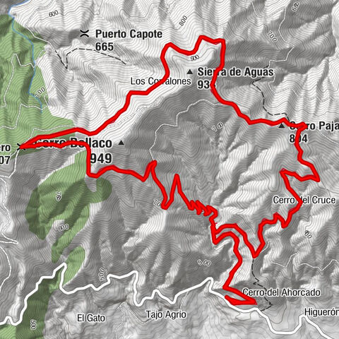 Álora - Cerro del Cruce - Cerro Pajarón - Puerto Banaero