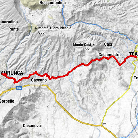 Sessa Aurunca - Marzuli - Corbara - Teano