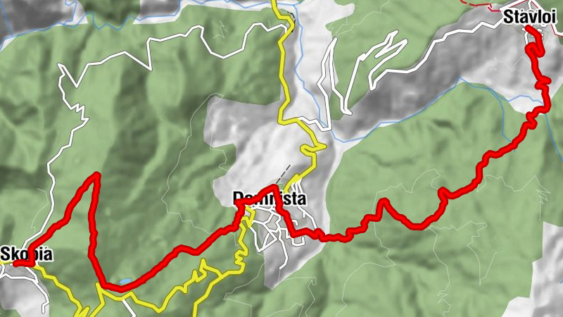 Σκοπιά - Δομνίστα - Κάτω Αλώνια - Στάβλοι